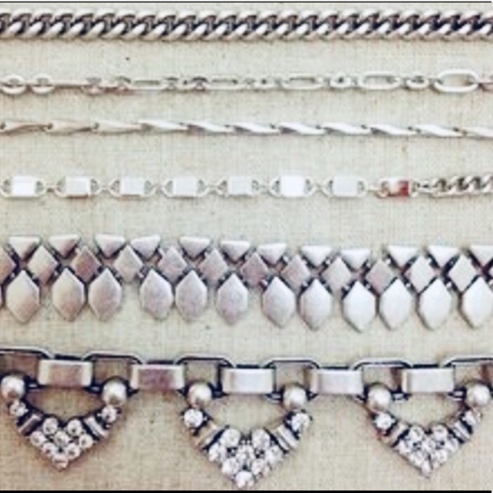Stella & Dot | Versatile 5-in-1 ⚔️SILVER SUTTON⚔️ Statement Necklace - Picture 7 of 8